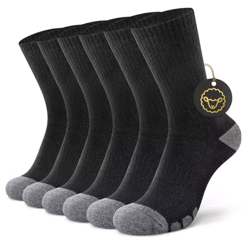 YouShow Merino Wandersocken für Herren und Damen - Thermo Outdoor Trekking Socken