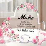 Zdovivot Herz Puzzle Geschenk für Mama – Acryl Dekoration zum Muttertag