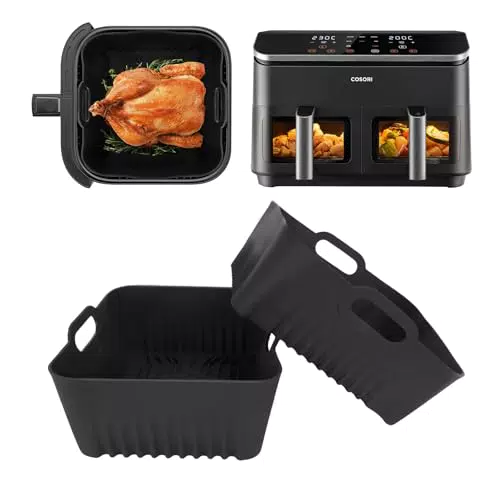 COSORI Silikonform Zubehör für Heißluftfritteuse XXL 8,5L CAF-R901, Ninja Airfryer