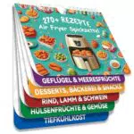 Airfryer Zubehör Magnetischer Spickzettel mit Zeit- und Temperaturangaben