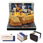 3D Abreißkalender 2026 mit Licht – Kreativer Tischkalender Kunst und Geschenk