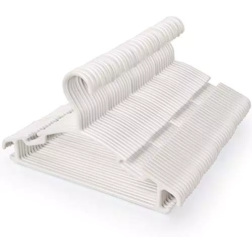 Babykleiderbügel Kunststoff Antirutsch – Schmale Kinderbügel für Babys und Kleinkinder