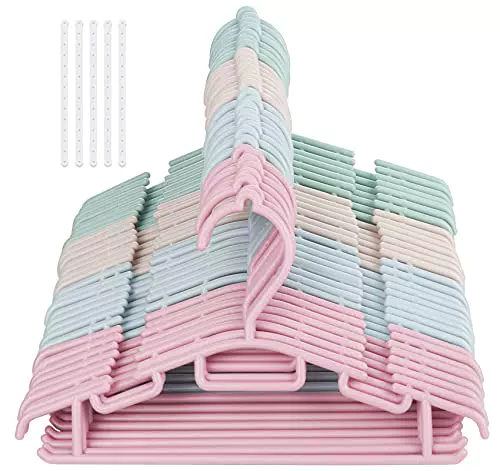 BabyKleiderbügel Rutschfest für Kinderkleidung – Kunststoff Kleiderbügel Aufbewahrung