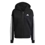 adidas Damen Essentials 3-Stripes Fleece Hoodie Full-Zip