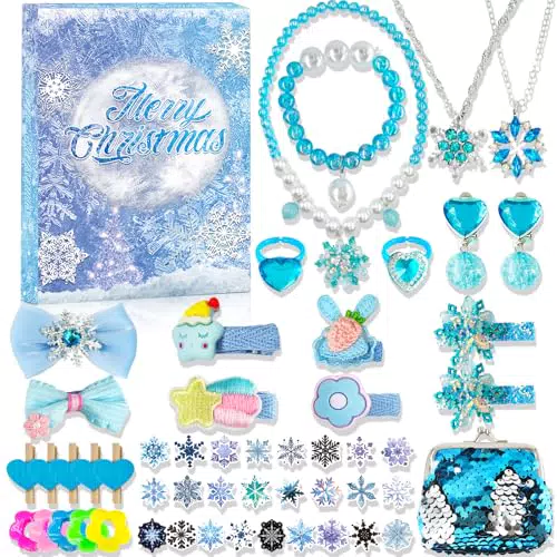 Frozen Adventskalender 2025 – Schmuck-Adventskalender für Mädchen Weihnachten