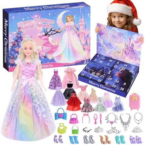 Adventskalender 2025 für Mädchen – Kreativer Weihnachtskalender mit Überraschungen