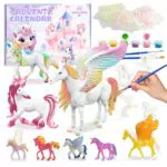 Einhorn Adventskalender für Kinder – Kreatives Malset, Geschenkidee Weihnachten Mädchen