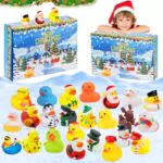 Adventskalender für Kinder mit Quietscheenten – Weihnachtskalender für Jungen & Mädchen