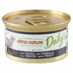 Almo Nature Daily Nassfutter Mousse mit Forelle für erwachsene Katzen