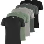 ALPIDEX Herren T-Shirts Rundhals einfarbig in verschiedenen Größen