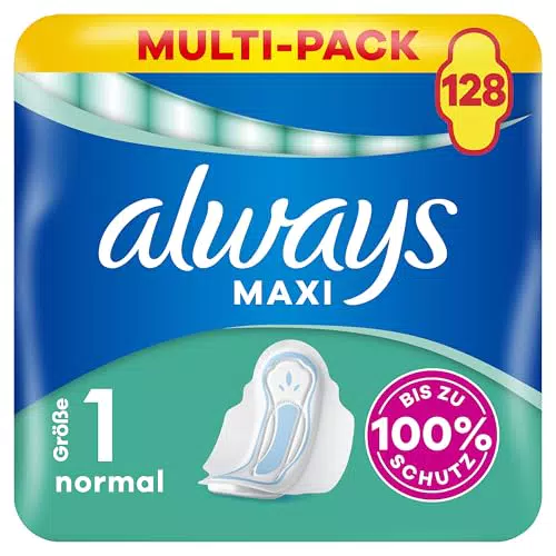 Always Maxi Normal Binden mit Flügeln – zuverlässiger Schutz und Komfort