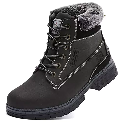 ANJOUFEMME Damen Wanderschuhe – Wasserdichte Winterstiefel für Outdoor & Trekking