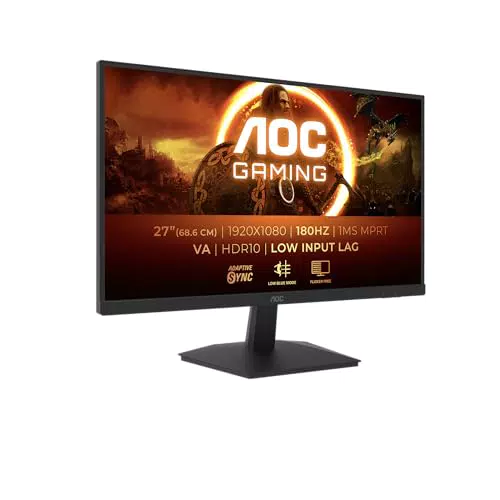 AOC 24G15N Gaming Monitor 24 Zoll, Full HD, 180 Hz, 1 ms, Adaptive Sync, HDR10