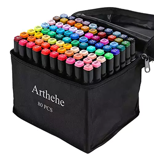 ARTHEHE Marker Set – Alkoholbasierte Stifte für Manga, Design und Schule