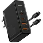 Baseus USB C Ladegerät 100W GaN PD Schnellladegerät für Laptop, MacBook, iPhone, iPad, Samsung