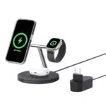 Belkin BoostCharge Pro 3-in-1 Qi2 MagSafe Ladegerät für iPhone, Apple Watch, AirPods