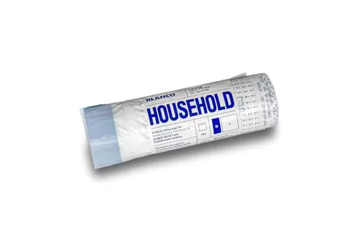 BLANCO Haushaltsmüllbeutel mit Zugband – reißfest, wasserdicht & recycelt