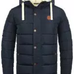 Blend Herren Steppjacke mit abnehmbarer Kapuze und Knöpfen, Regular Fit