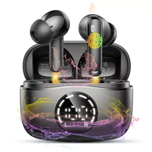 Kabellose Bluetooth 5.4 In Ear Kopfhörer mit Noise Cancelling und 48H Spielzeit