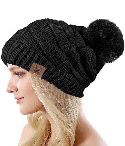 Bobelle Wear Damen Wintermütze – warme, gefütterte Beanie für Outdoorsport