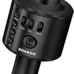 BONAOK Bluetooth Karaoke Mikrofon für Kinder – Drahtloses Mikrofon mit Lautsprecher