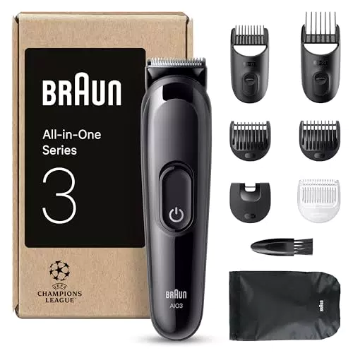 Braun All-in-One Trimmer Set AIO3565 - 11-in-1 Haarschneidemaschine für Bart und Gesicht