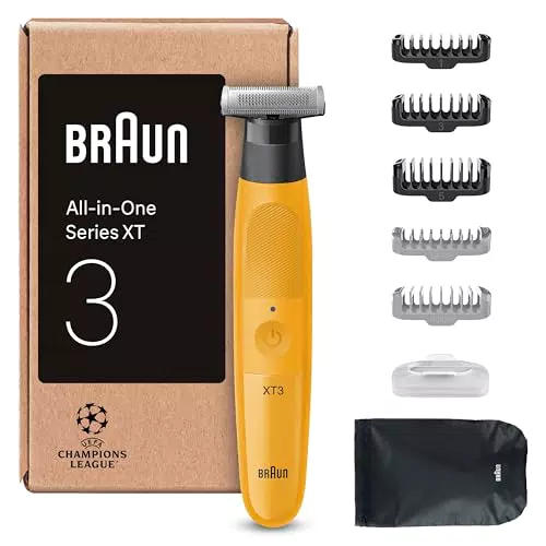 Braun Series XT3205 All-in-One Trimmer Gesicht & Körper – Elektrischer Rasierer