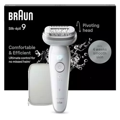 Braun Silk-épil 9 Epilierer Damen / Haarentferner für langanhaltende Haarentfernung