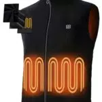 burngogo Heizweste für Herren und Damen mit 6 Heizzonen und 3 Temperaturreglern