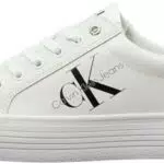Calvin Klein Damen Sneaker Vulcanized Flatform Laceup Low Plateau