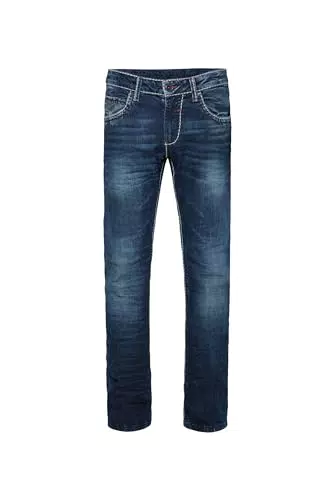 Camp David NI:CO Herren Jeans Regular Fit Stretch mit Five-Pocket und Zip-Fly