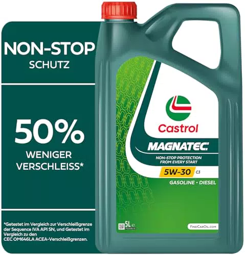 Castrol MAGNATEC 5W-30 C3 Motoröl – Hochwertiges Motorenöl für optimalen Schutz