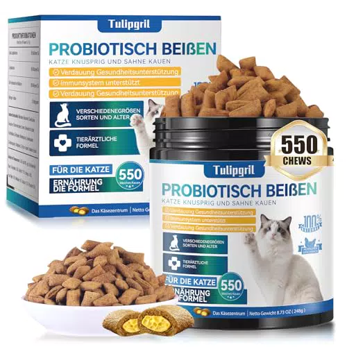 Cat Probiotics Kauspielzeug für Katzen – Probiotika für Verdauung & Immunsystem