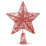 Christbaumspitze Stern – Baumspitze für Weihnachtsbaum und Tannenbaum