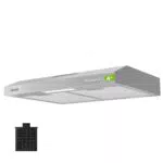 CIARRA CBCB6903D Dunstabzugshaube Unterbau 60 cm mit Umluft und Abluft