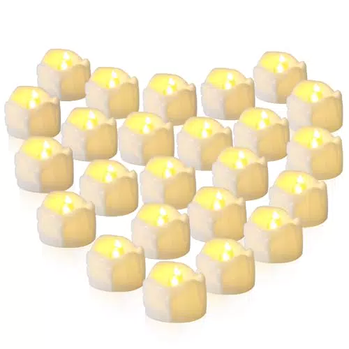 CIOXSOIO LED Teelichter flammenlos – realistische elektrische Kerzen für Deko