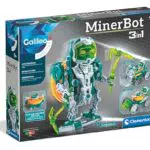 Clementoni Galileo MinerBot 3-in-1 Robotik-Bausatz für Kinder ab 8 Jahren