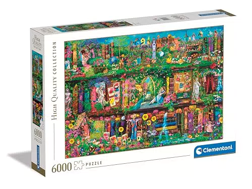 Clementoni Garden Shelf Puzzle Erwachsene – Modell 36532, anspruchsvolles Puzzle