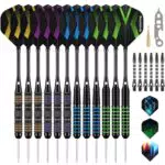 Profi Steeldarts mit Metallspitze – Hochwertige Dartpfeile für Turniere