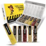 DIBYS Pfeffer Gewürzset – Geschenkset mit Pfeffer-Variationen und Rezepten