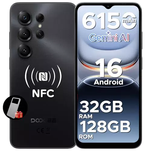 DOOGEE Note56X Pro Smartphone ohne Vertrag mit 6150mAh Akku, 6.56" HD+ Display