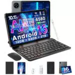 DOOGEE Tab A9 Android Tablet 10 Zoll mit Tastatur, Stift, 12GB RAM, 64GB ROM, 5G WiFi