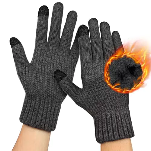 DOVAVA Handschuhe Herren Damen, Winterhandschuhe Touchscreen