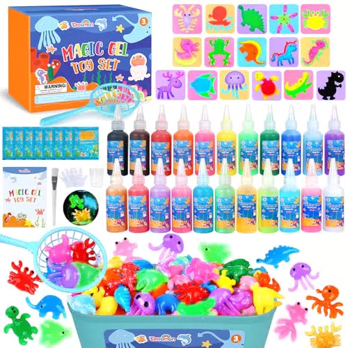 Dreamon Magisches Wassergel Spielzeug DIY 3D Kreativset für Kinder ab 3 Jahren
