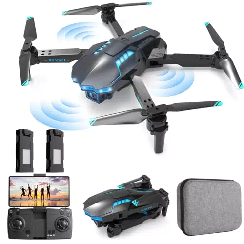 Drohne mit 1080P Kamera für Kinder – RC Quadcopter mit WiFi und langer Flugzeit