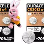 Duracell Specialty 2450 Lithium-Knopfzelle 3 V, 2er-Packung entwickelt für die Verwendung in Schlüsselanhängern