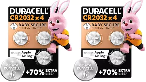 Duracell Specialty 2450 Lithium-Knopfzelle 3 V, 2er-Packung entwickelt für die Verwendung in Schlüsselanhängern