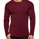 Ekouaer Herren Thermo Langarmshirt Rundhals – Dünner Wärmender Pullover