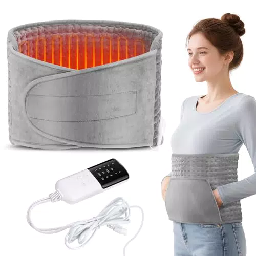 Elektrische Heizdecke gegen Rückenschmerzen mit 10 Heizstufen und Abschaltautomatik