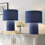 EOEYYOYB Nachttischlampe Vintage Tischlampe mit E27-Fassung für Wohnzimmer & Büro